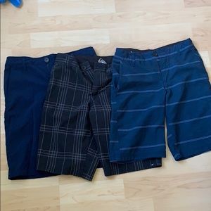 Boys golf and swim shorts